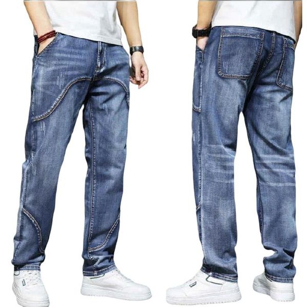 men's jeans men loose mens hip hop baggy denim pants cowboy cargo trousers oversized plus size 28-44, Blue
men's jeans men loose mens hip hop baggy denim pants cowboy cargo trousers oversized plus size 28-44, Blue
