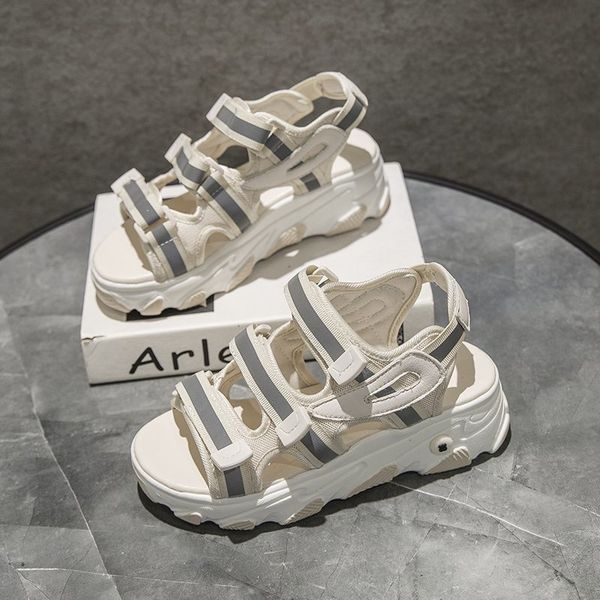 Spring New Products Ladies Casual Shoes Open Toe Sandals Lightweight Solid Color Shoes Thick-soled Ankle Strap Shoes Non-slip 40, Beige
Spring New Products Ladies Casual Shoes Open Toe Sandals Lightweight Solid Color Shoes Thick-soled Ankle Strap Shoes Non-slip 40, Beige