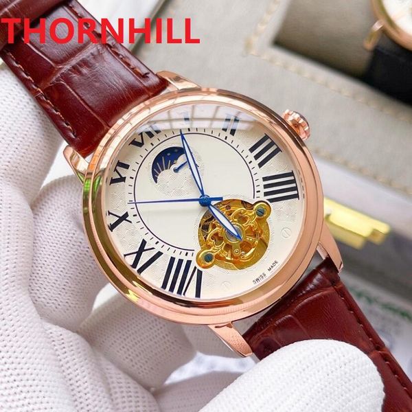 luxury black brown genuine leather roman moon watches mens mechanical ss 2813 automatic movement sapphire waterproof sports self-wind fashio, Slivery;brown
luxury black brown genuine leather roman moon watches mens mechanical ss 2813 automatic movement sapphire waterproof sports self-wind fashio, Slivery;brown