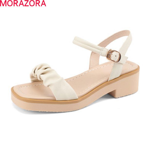 morazora arrival summer sandals med heels square toe ladies casual shoes fashion buckle women sandals 210506, Black
morazora arrival summer sandals med heels square toe ladies casual shoes fashion buckle women sandals 210506, Black