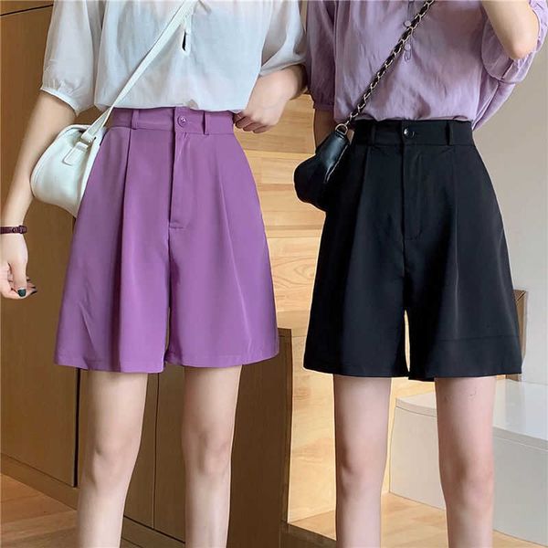 women's pants & capris summer shorts long with high waist female loose classic black knee-length office wide purple candy xnk3, Black;white
women's pants & capris summer shorts long with high waist female loose classic black knee-length office wide purple candy xnk3, Black;white