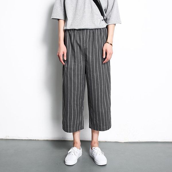 men's pants m-xxxl 2021 men clothing fashion dj spring summer vintage all-match loose trousers stripe black wide leg singer costumes
men's pants m-xxxl 2021 men clothing fashion dj spring summer vintage all-match loose trousers stripe black wide leg singer costumes