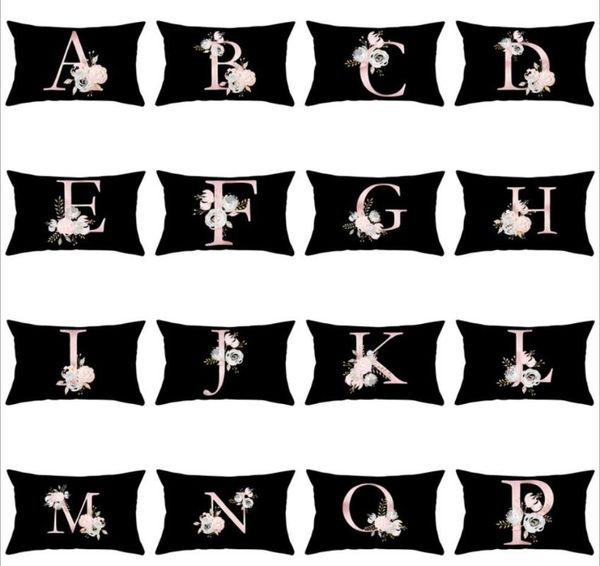 pillow case simple black letter flowers print protection waist pillowcase polyester peachskin fabric car home sofa cushion cover
pillow case simple black letter flowers print protection waist pillowcase polyester peachskin fabric car home sofa cushion cover