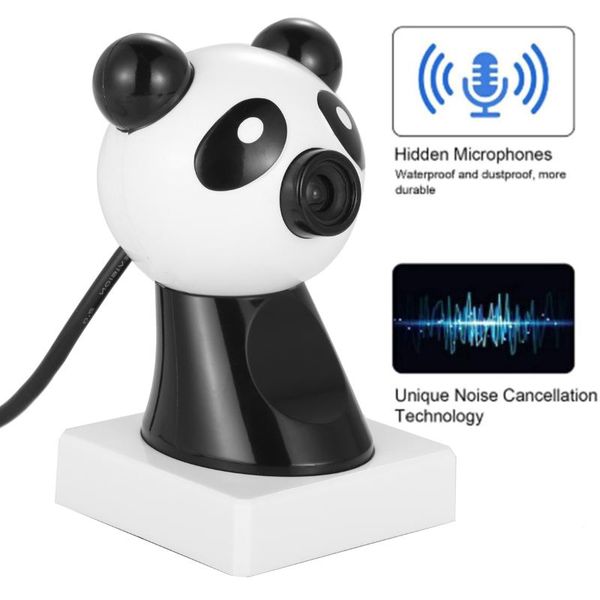 webcams cute panda shape design 480p hd webcam with speaker lapcomputer usb web camera built-in noise reduction mic
webcams cute panda shape design 480p hd webcam with speaker lapcomputer usb web camera built-in noise reduction mic