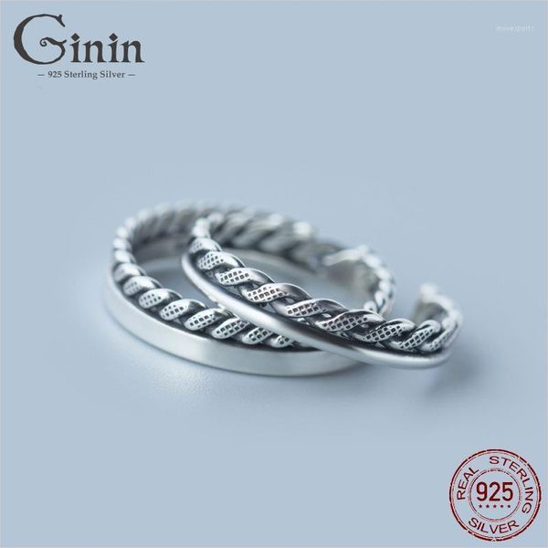 cluster rings ginin authentic 925 sterling silver ring female 2021 trendy retro fashion thai twisted opening anniversary jewelry1, Golden;silver
cluster rings ginin authentic 925 sterling silver ring female 2021 trendy retro fashion thai twisted opening anniversary jewelry1, Golden;silver