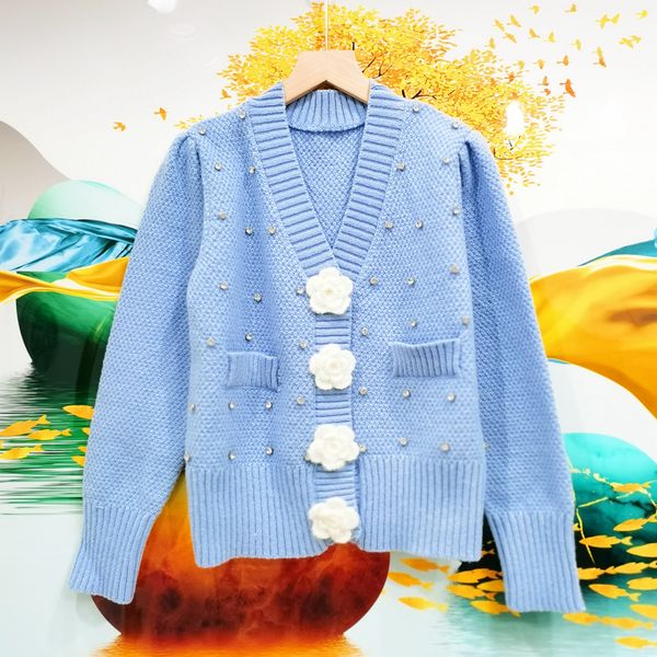1109 2022 runway autumn brand same style sweater long sleeve v neck cardigan pink blue kint womens clothes womens jinniu, White;black
1109 2022 runway autumn brand same style sweater long sleeve v neck cardigan pink blue kint womens clothes womens jinniu, White;black