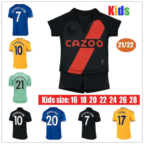 21 22 everton soccer jersey james richarlison 2021 2022 calvert-lewin digne sigurdsson football shirt doucoure bernard men kids jersey, Black;yellow
21 22 everton soccer jersey james richarlison 2021 2022 calvert-lewin digne sigurdsson football shirt doucoure bernard men kids jersey, Black;yellow