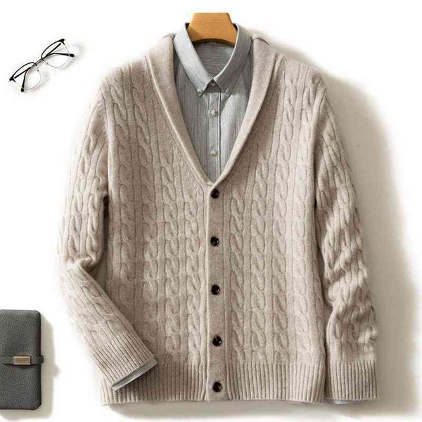 pullover cardigan sweaters 2021 autumn winter cashmere men's thickened green fruit collar wool sweater casual coat, White;black
pullover cardigan sweaters 2021 autumn winter cashmere men's thickened green fruit collar wool sweater casual coat, White;black