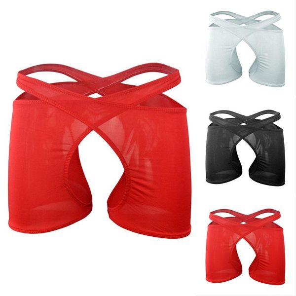 underpants men nightclub panties low waist big cross boxer briefs underwear nylon buttocks hollow thong ultra-thin pant, Black;white
underpants men nightclub panties low waist big cross boxer briefs underwear nylon buttocks hollow thong ultra-thin pant, Black;white