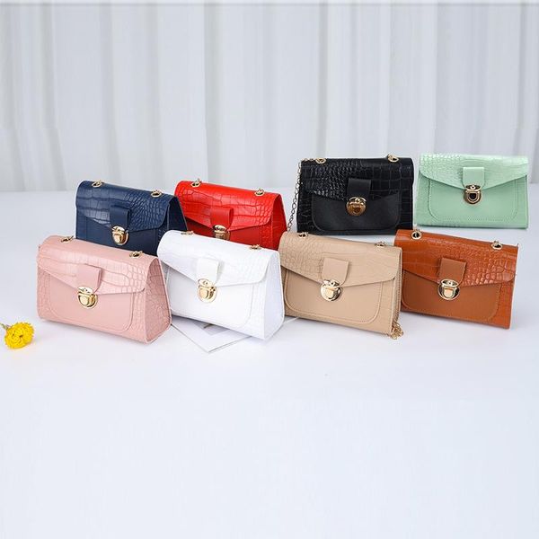 evening bags alligator print 2021 designer pu leather women's chain bag pure color shoulder for women crossbody purse female b166
evening bags alligator print 2021 designer pu leather women's chain bag pure color shoulder for women crossbody purse female b166