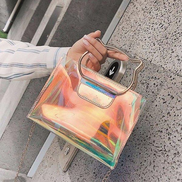 evening bags bag women's 2021 laser cat portable handbag chain shoulder transparent small square
evening bags bag women's 2021 laser cat portable handbag chain shoulder transparent small square
