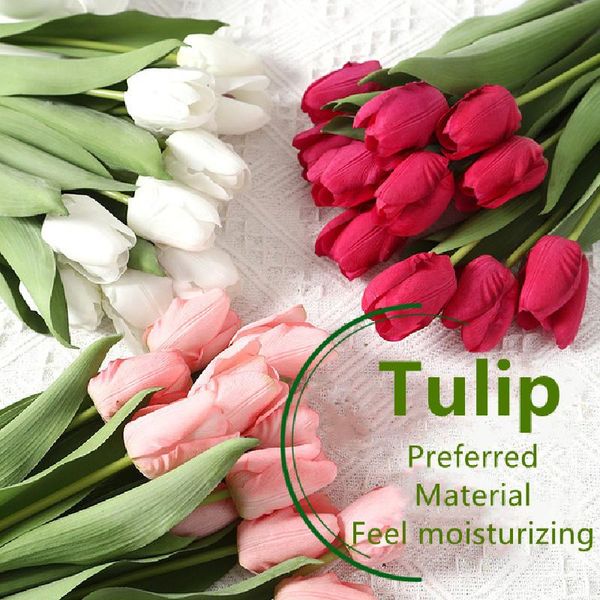 decorative flowers & wreaths 35cm artificial flower tulip feel moisturizing tulips pography ornaments home decoration fake for wedding party
decorative flowers & wreaths 35cm artificial flower tulip feel moisturizing tulips pography ornaments home decoration fake for wedding party