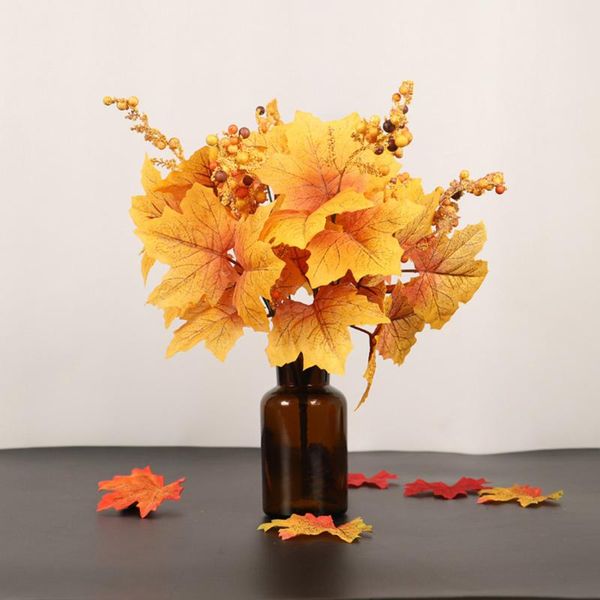 decorative flowers & wreaths 35cm artificial autumn leave bush fall plant vine flower pography props halloween harvest festival
decorative flowers & wreaths 35cm artificial autumn leave bush fall plant vine flower pography props halloween harvest festival