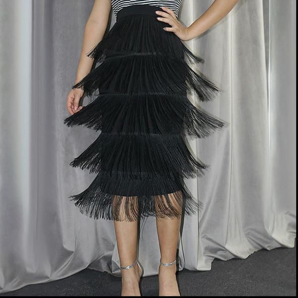 fringe bodycon pencil black womens skirt tassel high waist stretch sheath length ladies slim elegant saias faldas plus size
fringe bodycon pencil black womens skirt tassel high waist stretch sheath length ladies slim elegant saias faldas plus size