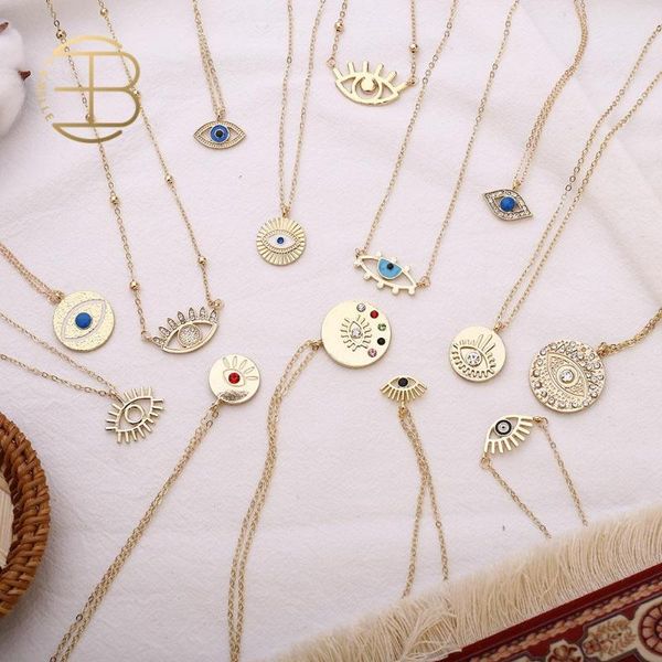 pendant necklaces 2021 fashion ladies chic gold chain colorful rhinestone filled evil eye coin for women bohemian, Silver
pendant necklaces 2021 fashion ladies chic gold chain colorful rhinestone filled evil eye coin for women bohemian, Silver