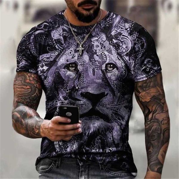 men's t-shirts 3d lion plus size print t-shirt men 2021 summer fashion casual o-neck brand short-sleeved top, White;black
men's t-shirts 3d lion plus size print t-shirt men 2021 summer fashion casual o-neck brand short-sleeved top, White;black