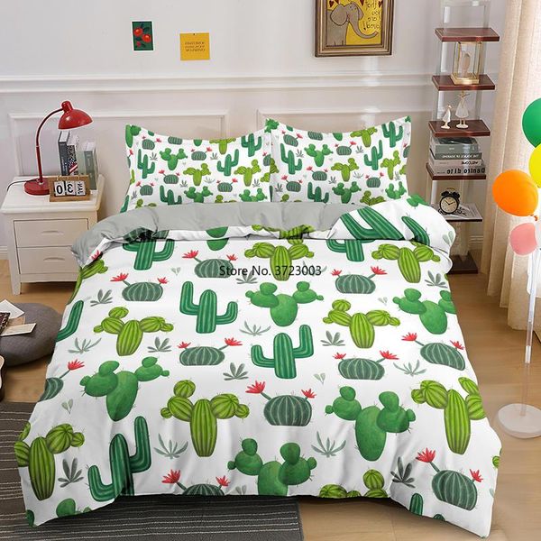 bedding sets modern green cactus plant down bedcover pillowcase 2/3 cartoon children bedroom single double size set
bedding sets modern green cactus plant down bedcover pillowcase 2/3 cartoon children bedroom single double size set