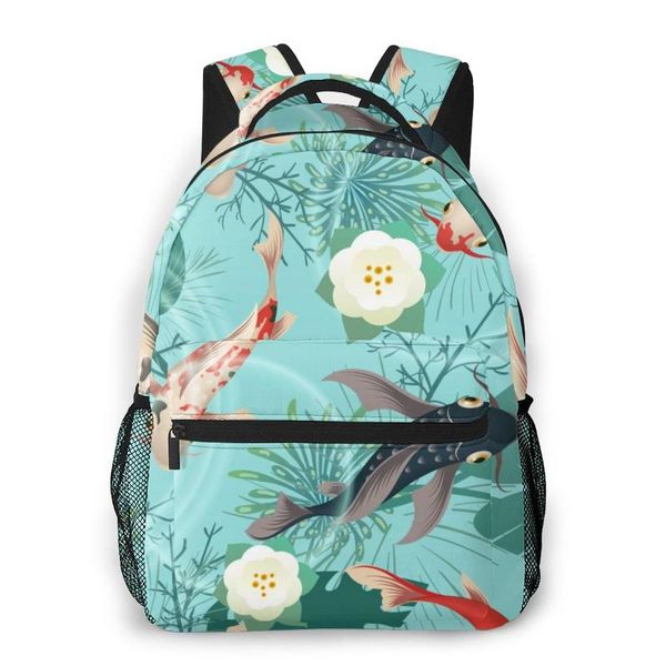 outdoor bags fashion women backpack school for teenagers girls koi fish monstera leaves pond student
outdoor bags fashion women backpack school for teenagers girls koi fish monstera leaves pond student