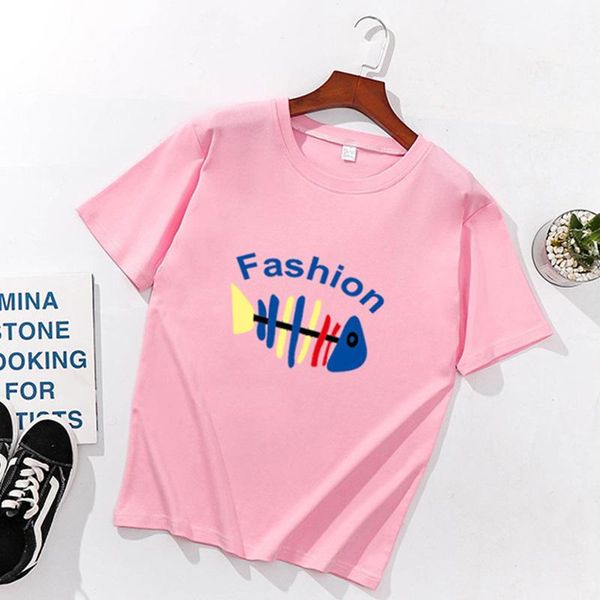 s-3xl fish printed spandex soft feeling t shirt women shirts o neck short sleeve summer t-shirt casual pink tshirt women's, White
s-3xl fish printed spandex soft feeling t shirt women shirts o neck short sleeve summer t-shirt casual pink tshirt women's, White