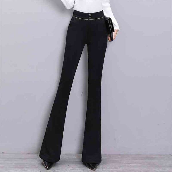 high waist fashion casual black women capri flare elegant slim straight trousers female office lady, Black;white
high waist fashion casual black women capri flare elegant slim straight trousers female office lady, Black;white