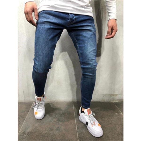 mens elasticity skinny jeans fashion trend placket button zipper denim trousers designer male autumn all-match casual slim pencil pants, Blue
mens elasticity skinny jeans fashion trend placket button zipper denim trousers designer male autumn all-match casual slim pencil pants, Blue