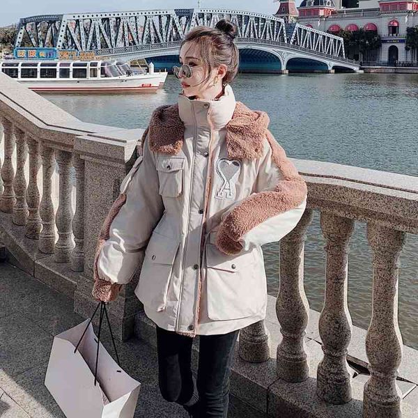 women's down & parkas winter new big fur collar pie to overcome women's mid-length plus velvet thick tooling down padded coat jack, Black
women's down & parkas winter new big fur collar pie to overcome women's mid-length plus velvet thick tooling down padded coat jack, Black