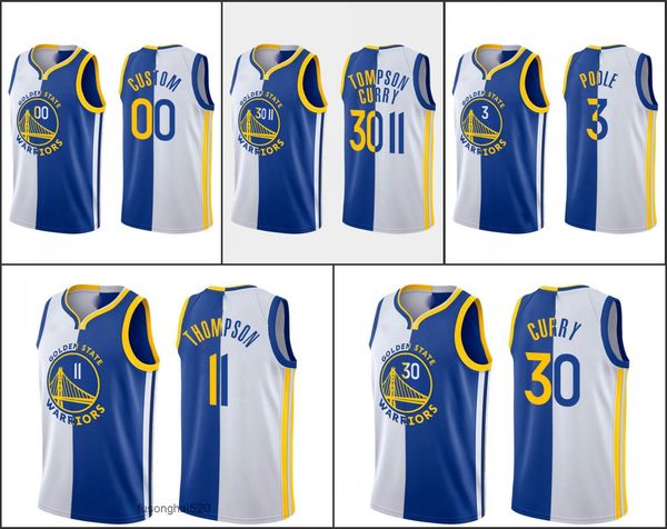 printed custom goldenstatewarriorsmen klaythompson stephen curry jor dan poole damion lee custom white blue jersey, Black
printed custom goldenstatewarriorsmen klaythompson stephen curry jor dan poole damion lee custom white blue jersey, Black