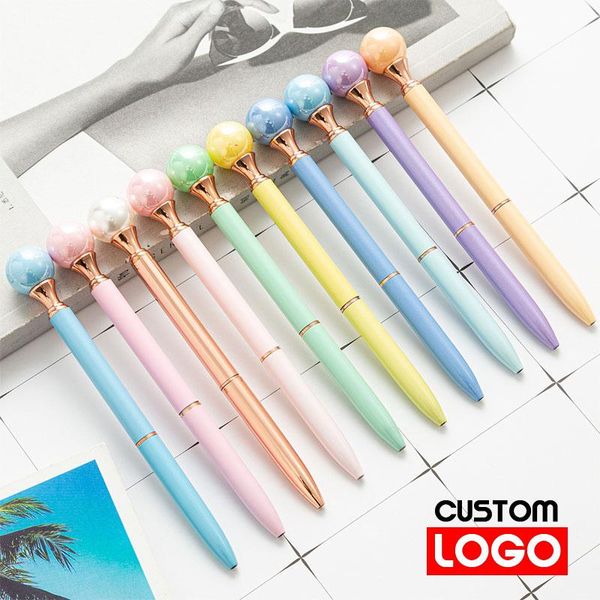 ballpoint pens cute candy pearl pen rotating metal custom logo text lettering gift advertising colorful optional, Blue;orange
ballpoint pens cute candy pearl pen rotating metal custom logo text lettering gift advertising colorful optional, Blue;orange