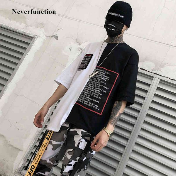 t shirt men summer oversized irregular hem short sleeve tshirts fashion printed streetwear hip hop harajuku casual t shirt tee, White;black
t shirt men summer oversized irregular hem short sleeve tshirts fashion printed streetwear hip hop harajuku casual t shirt tee, White;black