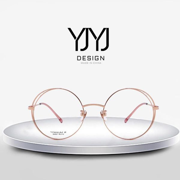 women luxury pure titanium optics glasses frames vintage style ultralight round frame myopia prescription eyeglasses fashion sunglasses, Black
women luxury pure titanium optics glasses frames vintage style ultralight round frame myopia prescription eyeglasses fashion sunglasses, Black