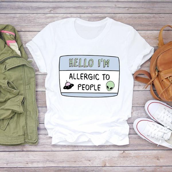 cartoon short sleeve ufo women t shirt letters clothing summer graphic female ladies womens tee, White
cartoon short sleeve ufo women t shirt letters clothing summer graphic female ladies womens tee, White