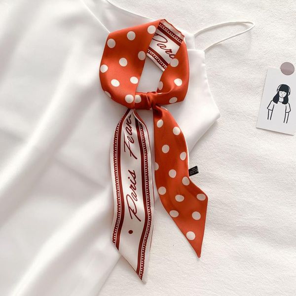 scarves fashion women polka dots bevel small skinny scarf oblique neck double-sided neckerchief, Blue;gray
scarves fashion women polka dots bevel small skinny scarf oblique neck double-sided neckerchief, Blue;gray