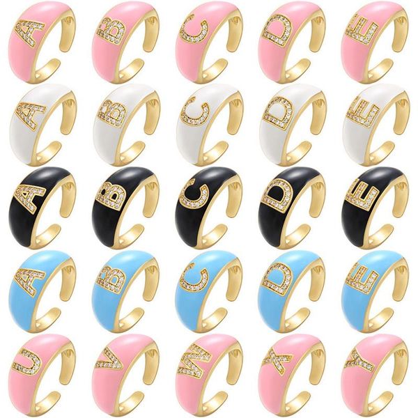 wedding rings white pink blue enamel dripping width ring for women letter micro pave zircon opening adjustable copper jewelry, Slivery;golden
wedding rings white pink blue enamel dripping width ring for women letter micro pave zircon opening adjustable copper jewelry, Slivery;golden