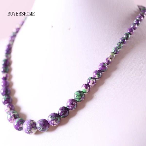 pendant necklaces without tags natural purple green stones round beads necklace 18" 1pcs re092, Silver
pendant necklaces without tags natural purple green stones round beads necklace 18" 1pcs re092, Silver