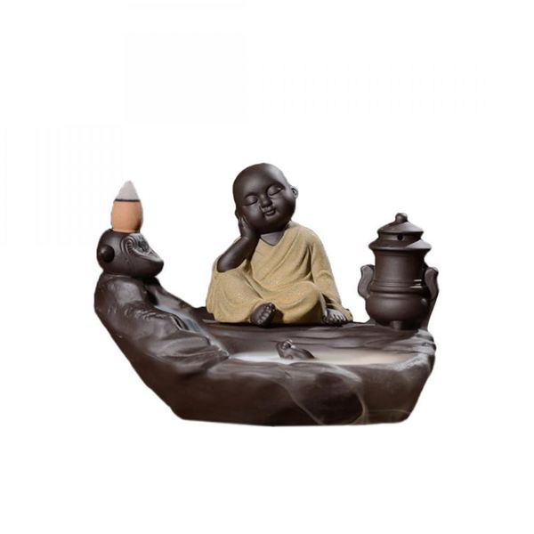 fragrance lamps the little monk ceramic backflow incense burner smoke waterfall stick holder smell aromatic home office crafts
fragrance lamps the little monk ceramic backflow incense burner smoke waterfall stick holder smell aromatic home office crafts