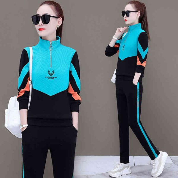 single / sports women's spring and autumn 2021 new korean loose fashion casual running suit two-piece set, Gray
single / sports women's spring and autumn 2021 new korean loose fashion casual running suit two-piece set, Gray