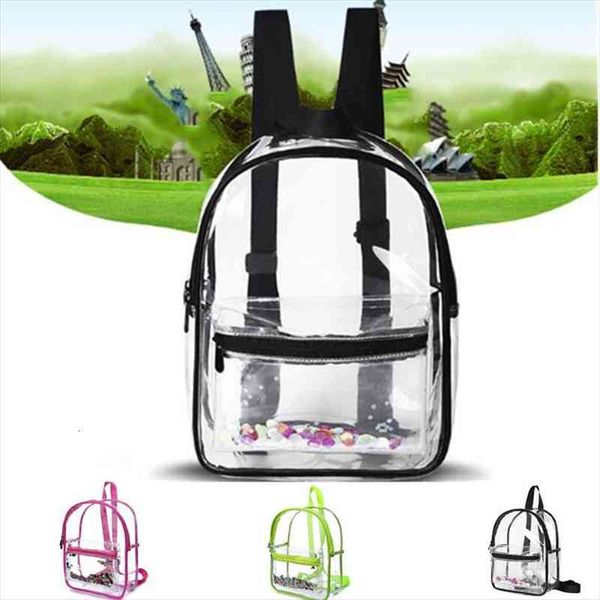 fashion women backpack transparent versatile student bags youth pvc backpacks waterproof travel school bag
fashion women backpack transparent versatile student bags youth pvc backpacks waterproof travel school bag