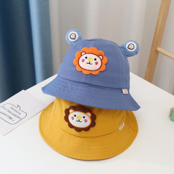 1-3 years children bucket hat for boys girls cute lion sunflower cartoon ears baby big brim outdoor kids panama cap wide hats, Blue;gray
1-3 years children bucket hat for boys girls cute lion sunflower cartoon ears baby big brim outdoor kids panama cap wide hats, Blue;gray