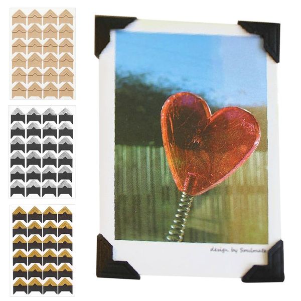 gift wrap 120pcs diy vintage corner kraft paper stickers for po frame decoration scrapbooking
gift wrap 120pcs diy vintage corner kraft paper stickers for po frame decoration scrapbooking