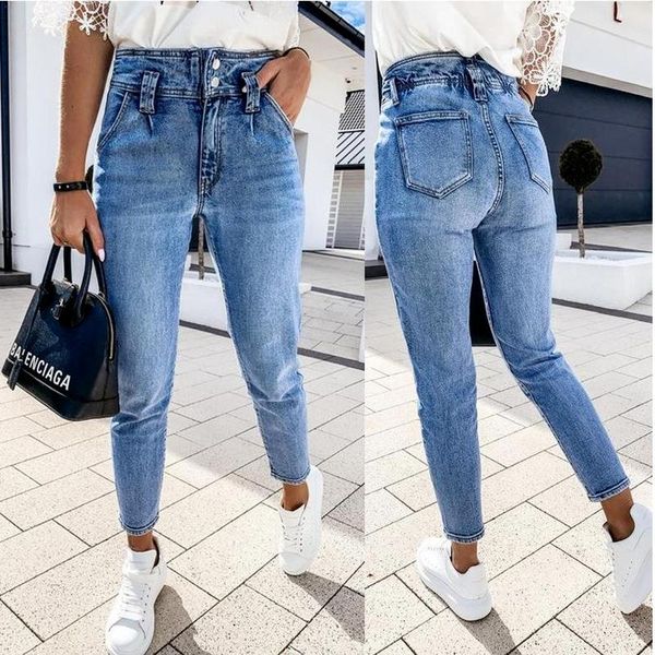 women's jeans 2021 european and american style ladies casual mid-waist comfortable stretch wash denim feet trousers ws28, Blue
women's jeans 2021 european and american style ladies casual mid-waist comfortable stretch wash denim feet trousers ws28, Blue