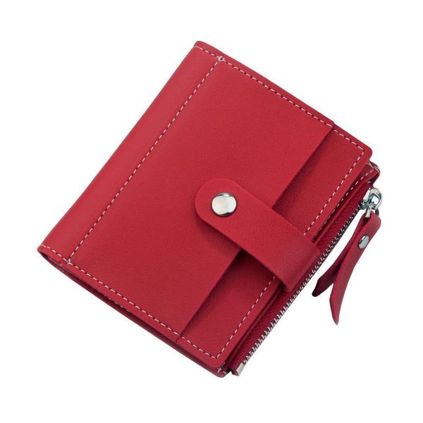 women wallet small cute short leather wallets zipper purses portefeuille female purse clutch, Red;black
women wallet small cute short leather wallets zipper purses portefeuille female purse clutch, Red;black