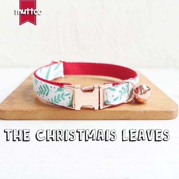 cat collars & leads 10pcs/lot muttco retail with rose gold collar for the christmais leaves design 2 sizes ucc096m
cat collars & leads 10pcs/lot muttco retail with rose gold collar for the christmais leaves design 2 sizes ucc096m