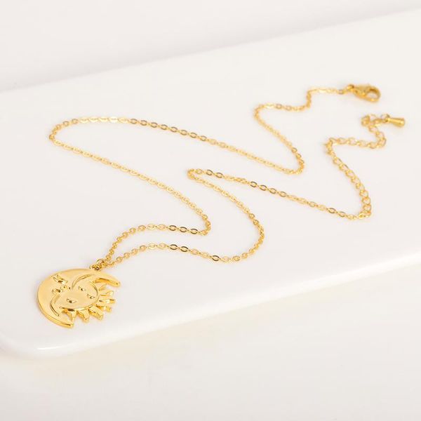 pendant necklaces trendy vintage sun and moon hiphop style charm chains summer beach 2021, Silver
pendant necklaces trendy vintage sun and moon hiphop style charm chains summer beach 2021, Silver
