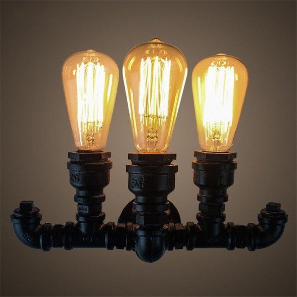 wall lamp vintage 3 heads e27 light decorative industrial creative iron nostalgic restaurant bar water pipe decoration
wall lamp vintage 3 heads e27 light decorative industrial creative iron nostalgic restaurant bar water pipe decoration