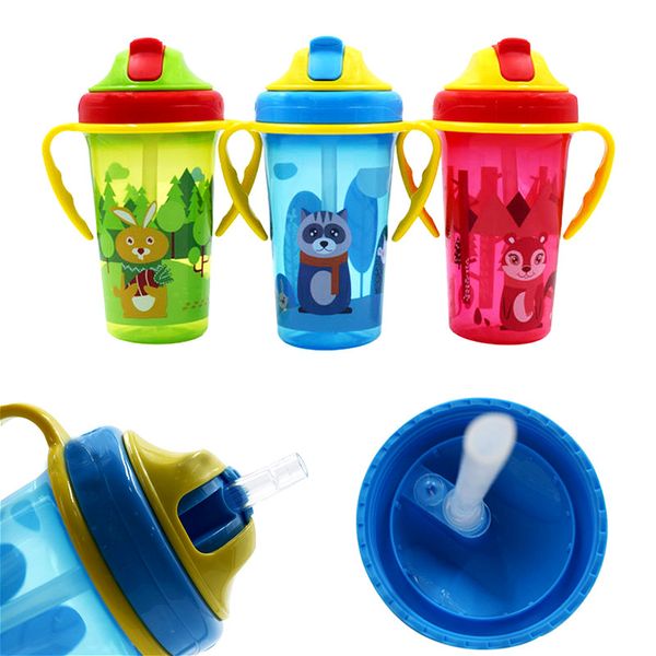 400ML Cute Baby Feeding Cup with Straw BPA Free Portable Feeding Bottle Leak Proof with Handle Kids Training Baby Sippy Copos
400ML Cute Baby Feeding Cup with Straw BPA Free Portable Feeding Bottle Leak Proof with Handle Kids Training Baby Sippy Copos