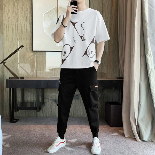 men's tracksuits 2021 summer suit thin fashion handsome short sleeve t-shirt leisure sports, Gray
men's tracksuits 2021 summer suit thin fashion handsome short sleeve t-shirt leisure sports, Gray