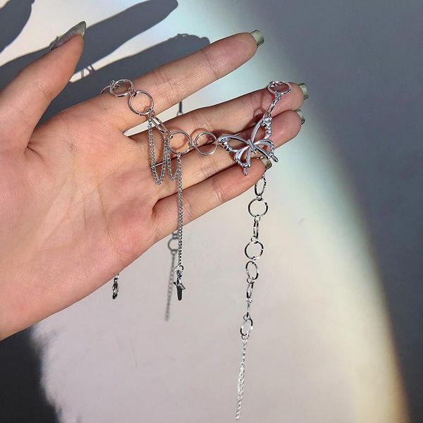 pendant necklaces shiny butterfly choker light luxury aesthetic niche clavicle silver-plated punk goth short necklace jewelry women
pendant necklaces shiny butterfly choker light luxury aesthetic niche clavicle silver-plated punk goth short necklace jewelry women