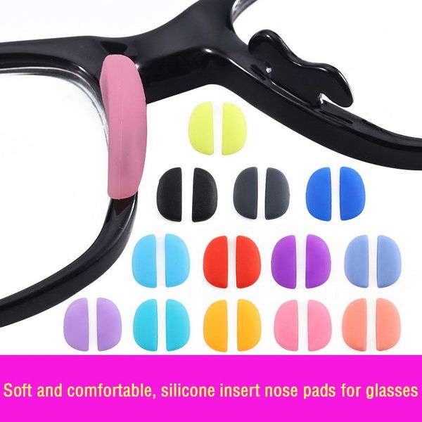 sunglasses frames glasses nose pads adhesive silicone non-slip clear, black thin accessories for eyeglasses, Silver
sunglasses frames glasses nose pads adhesive silicone non-slip clear, black thin accessories for eyeglasses, Silver