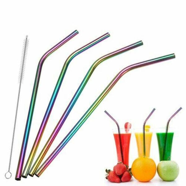 drinking straws 8pcs rainbow color bubble stainless steel reusable straw milk metal with brush
drinking straws 8pcs rainbow color bubble stainless steel reusable straw milk metal with brush