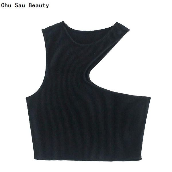 women's tanks & camis 2021 fashion open design short slim black ladies summer hollow casual all-match irregular knit, White
women's tanks & camis 2021 fashion open design short slim black ladies summer hollow casual all-match irregular knit, White